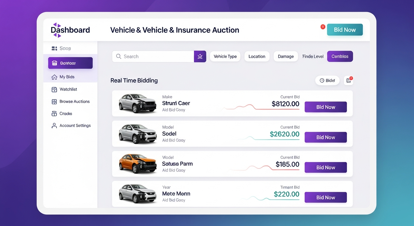 Sõidukite enampakkumise portaal